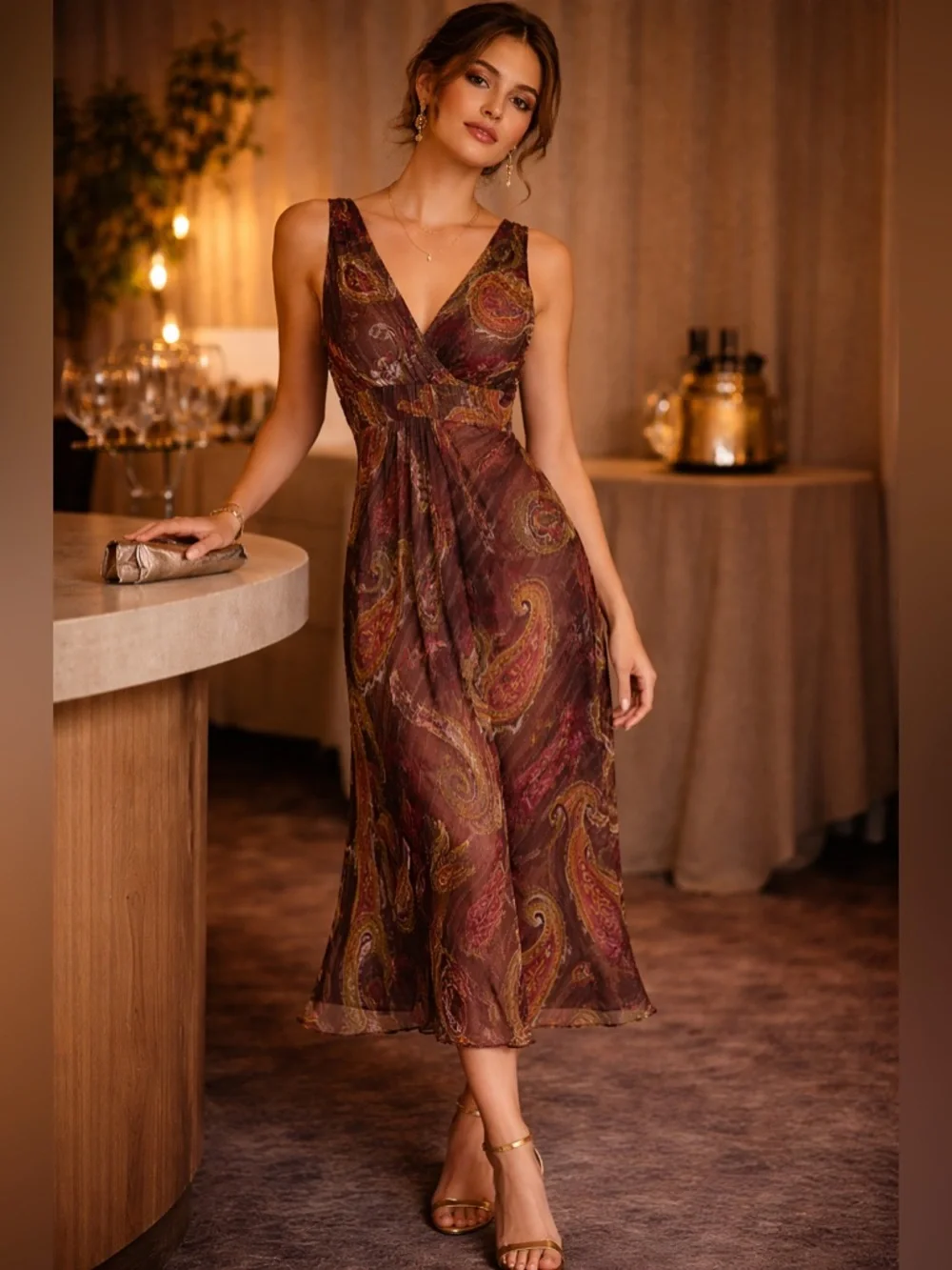 planet silk dress Sateen E-Z Dress